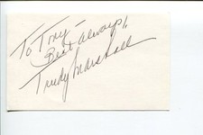 Autografo firmato Trudy