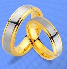 2 FEDI NUZIALI IN TUNGSTENO