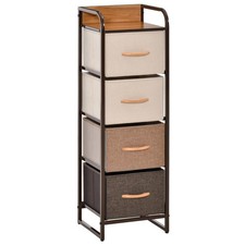 HOMCOM Cassettiera 4 Cassetti