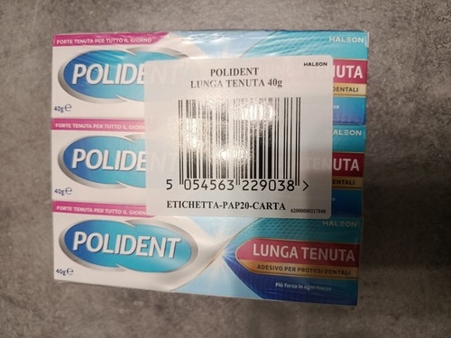 Polident lunga tenuta adesivo - lunga,
