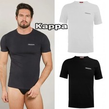 2 o 4 T-shirt Uomo KAPPA Maglietta Slim fit Cotone Maglia intima Mezza Manica