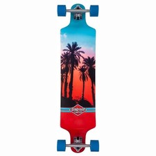 LONGBOARD PROFESSIONALE D-Street DROP DOWN HAWAIIAN 40" X 9.8" + Stickers