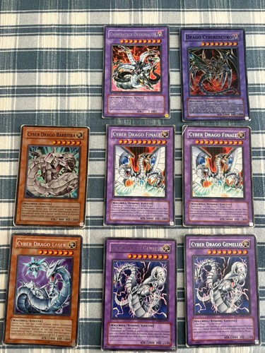 Lotto carte mago - yu-gi-oh, nero