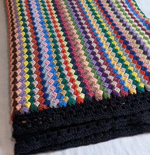 Grande coperta afgana colorata