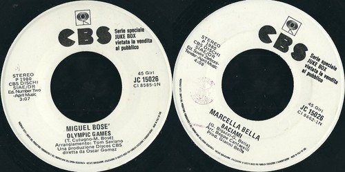 Disco giri miguel bose - 45, bose'