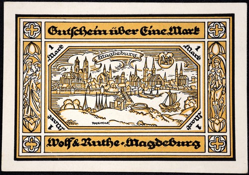 Magdeburgo 1921 raro - magdeburgo, xx-raro