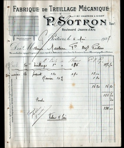 Poitiers usine de - poitiers, (86)