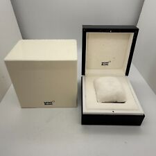 MONT BLANC cassa originale scatola orologio collezione STAR acciaio 42mm colo...