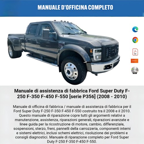 Manuale officina ford super - manuale,