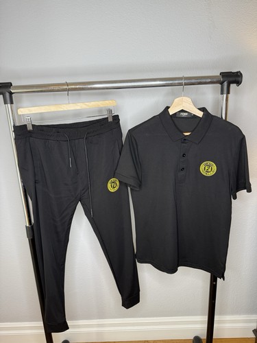 Fendi shirt jogger set - fendi,