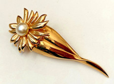 Grande BROCHE VINTAGE Fleur