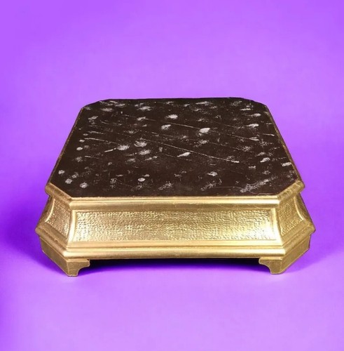 Base legno indorata foglia oro