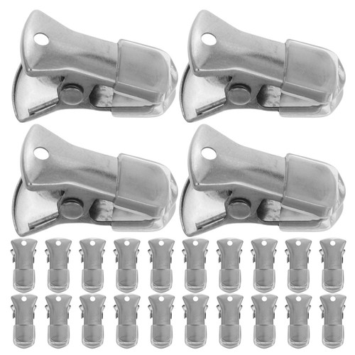 Pezzi mini clip metallo - 30,