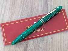 Sheaffer Balance II Jade Green Fountain Pen - Gold 18K-750 (F) Nib MINT