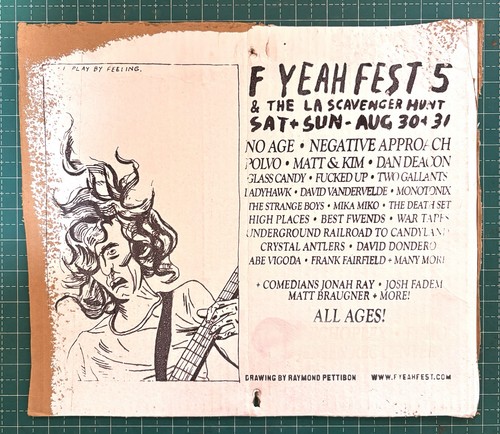 Poster raymond pettibon yeah - f,