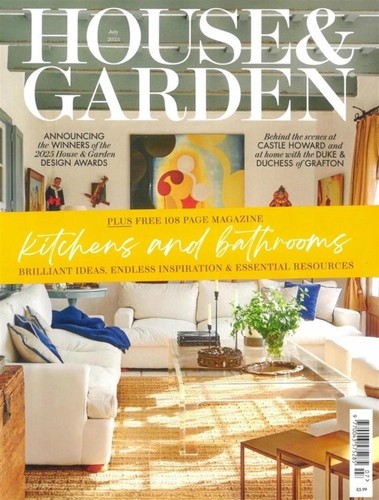 House garden magazine july - house, &