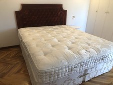Letto matrimoniale super king marca Hypnos (composto da sommier e materasso)