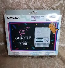 CASIO CLUB MY MAGIC DIARY C-100 Vintage '80 Agenda Elettronica