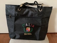 Borsa Tote Grande “Italia - Ischia” Shopping Mare con Cerniera