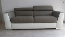 DIVANO 3 POSTI IN VERA PELLE