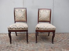 N. 2 SEDIE IN MOGANO STILE