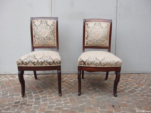 Sedie in mogano stile - sedie,