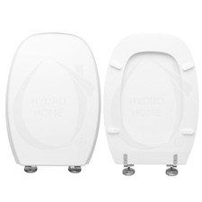 Copriwater Italica Pozzi Ginori legno rivestito in resina poliestere bianco