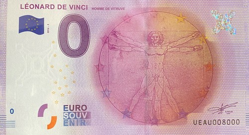Banconota euro leonard vinci - euro,