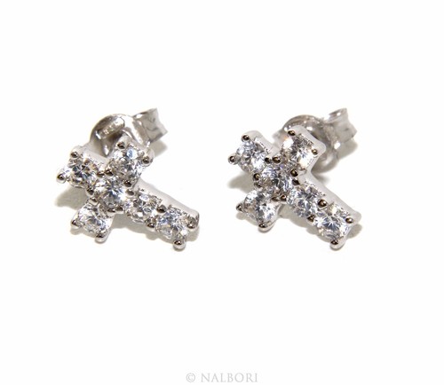 Orecchini argento 925 zircone - orecchini,