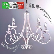 LAMPADARIO IN FERRO BATTUTO 5