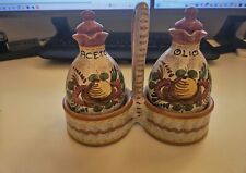 Set Olio Aceto Deruta in ceramica