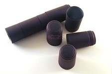 N°100 CAPSULE in PVC TERMORETRAIBILI 31X55 bottiglie bordolesi blu cobalto