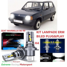 SEAT MARBELLA 86-99 LAMPADE BILED 3570 CPS ULTRAWHITE ERM I71S H4 50W 2OKLM CANB
