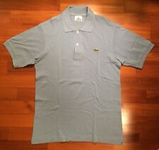 LACOSTE POLO UOMO TG 3 COTONE AZZURRA OTTIME CONDIZIONI