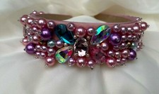 Cerchietto gioiello rosa