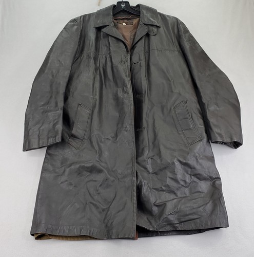 Cappotto pelle vintage eddie - vintage,