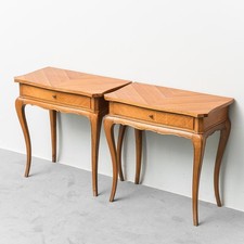 COPPIA DI COMODINI IN LEGNO DESIGN ANNI ’50 VINTAGE MODERNARIATO