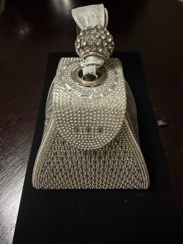 Borsa mano nuova con strass - a,