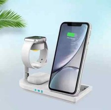 Stazione di ricarica Wireless 4 In 1 Universale Apple Samsung tutti Smartphone