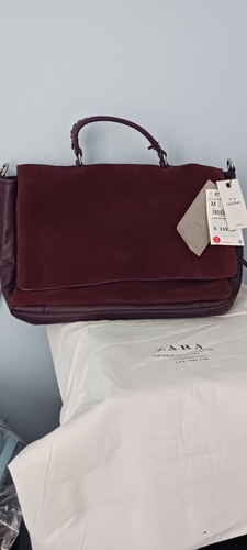 Borsa donna zara bordeaux - borsa,
