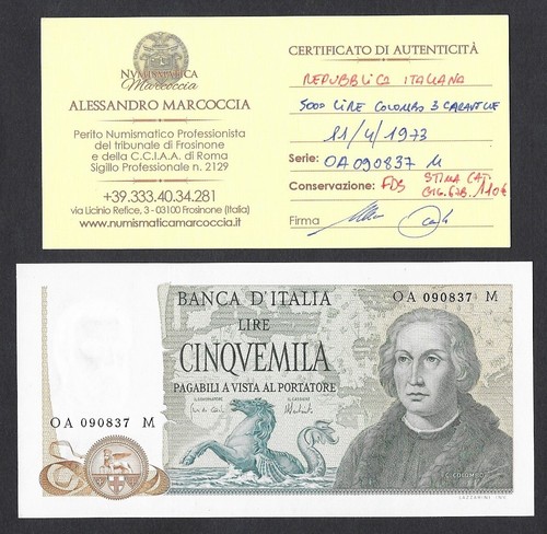Italia repubblica lire - -, 5000