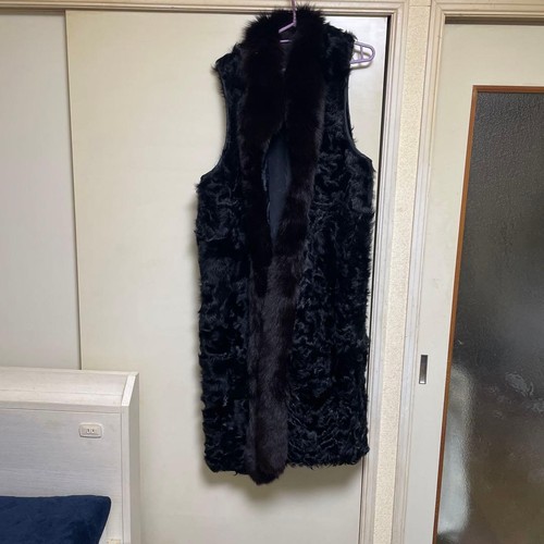 Cappotto lungo senza - , maniche