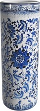 Red Lantern 24" Floral Blue & White Porcelain Umbrella Stand or Planter