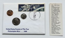 1969 U.S. 25, 10 & 1 Cent