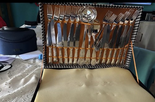 Set posate argento 800 lucido