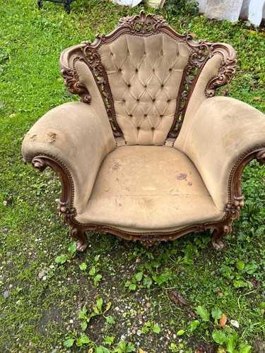 Poltrona barocchetta vintage - poltrona,