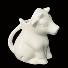 Cow Calf Sitting Small Ceramic