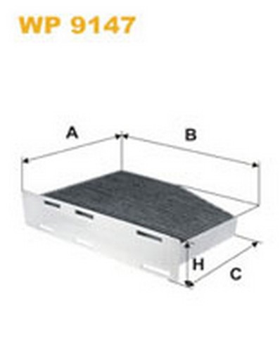 Wp9147 filtro abitacolo - wp9147,