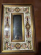 Specchio Con Piastrelle Decorate A Mano L.Silvagni Faenza 88