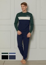 PIGIAMA UOMO INTERLOCK CALDO COTONE SPORTIVO GIOVANILE